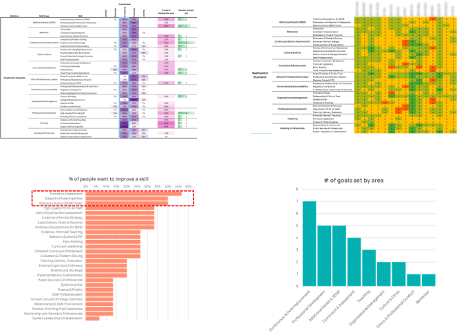 Team data and development themes